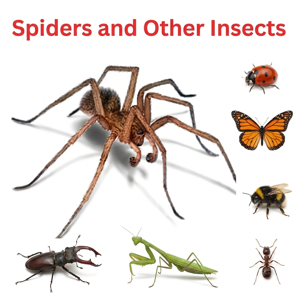 Spiders and Other Insects